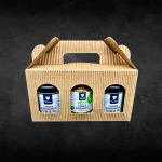 Pack of Three Gift Bags with Salt, Pesto, and Spices – Decorative White Panther Set for a Spicy Treat