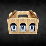 Set of Three Gift Bags with Umami Seasoning – High-Quality White Panther Seasoning Set in Decorative Packaging