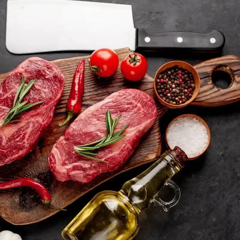 Hochlandrind Rump Steak geschnitten 2 Stk.